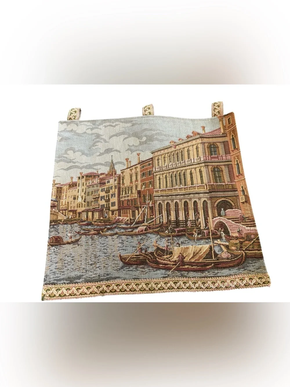 L’Arte Dell Arazzo E Della Passamaneria Italian Venetian Tapestry Wall Art 13.5